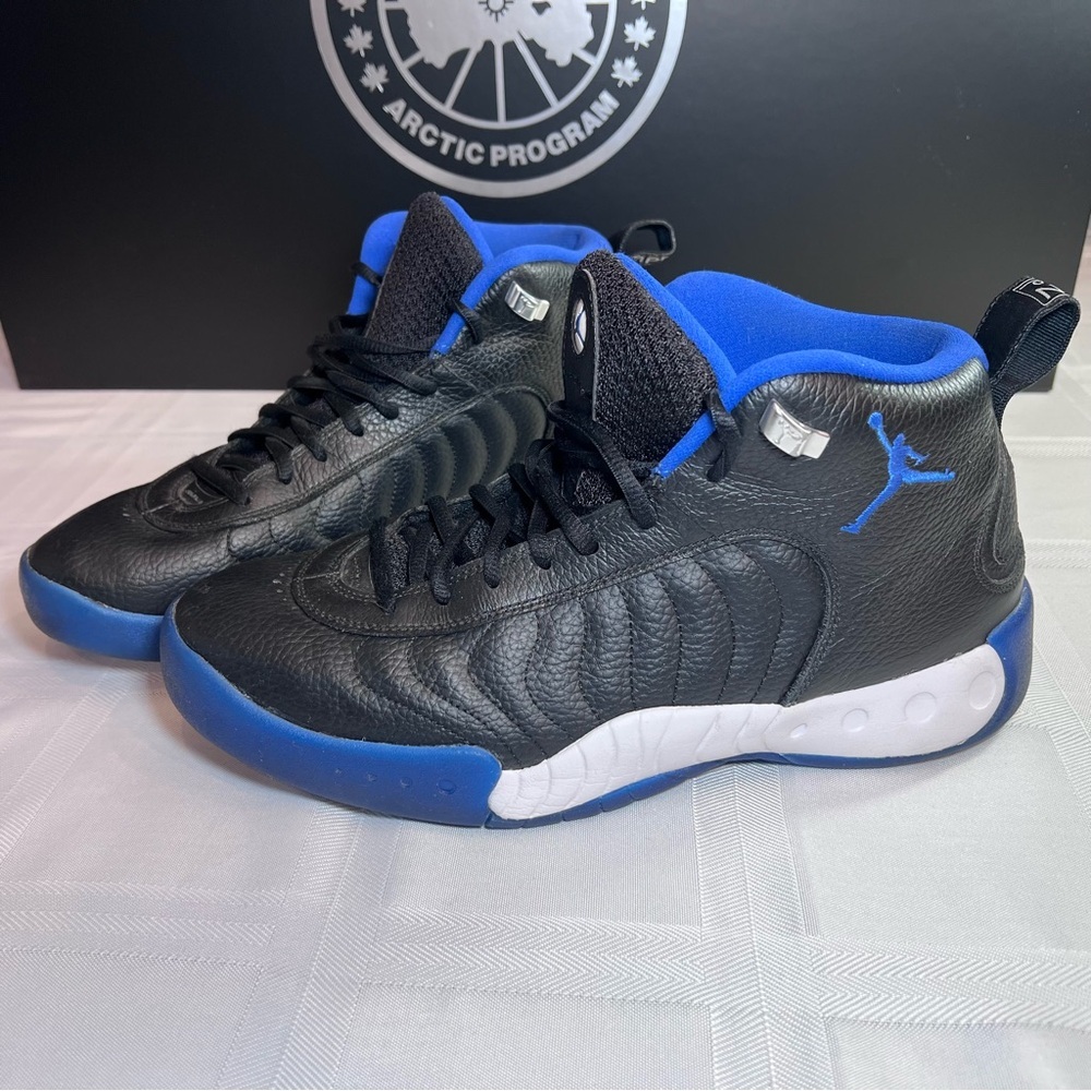 AIR JORDAN JUMPMAN PRO MID 'BLACK VARSITY ROYAL - Picture 4 of 9
